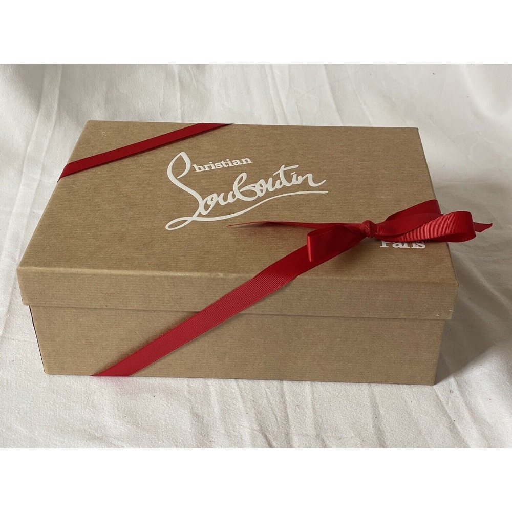 NEW IN BOX Christian Loubutin Kate 100 patent nude Size EU 39 / US 9 Retail $795 - Picture 8 of 12